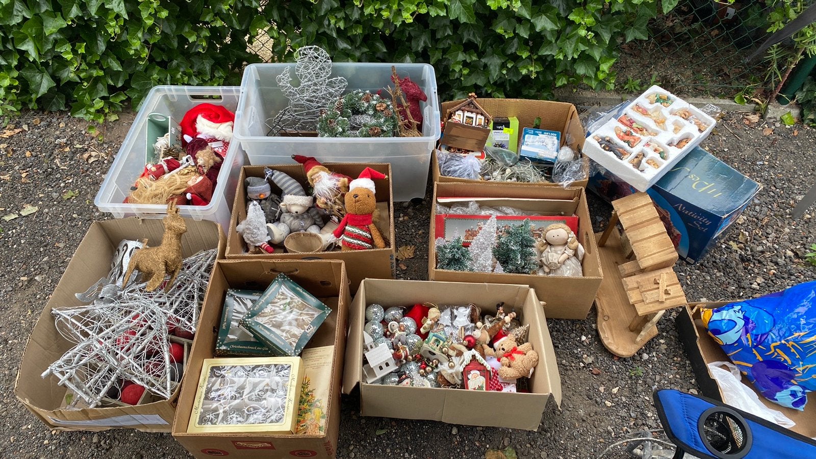 Grote partij oud kerstgerief, Ophalen, Zo goed als nieuw