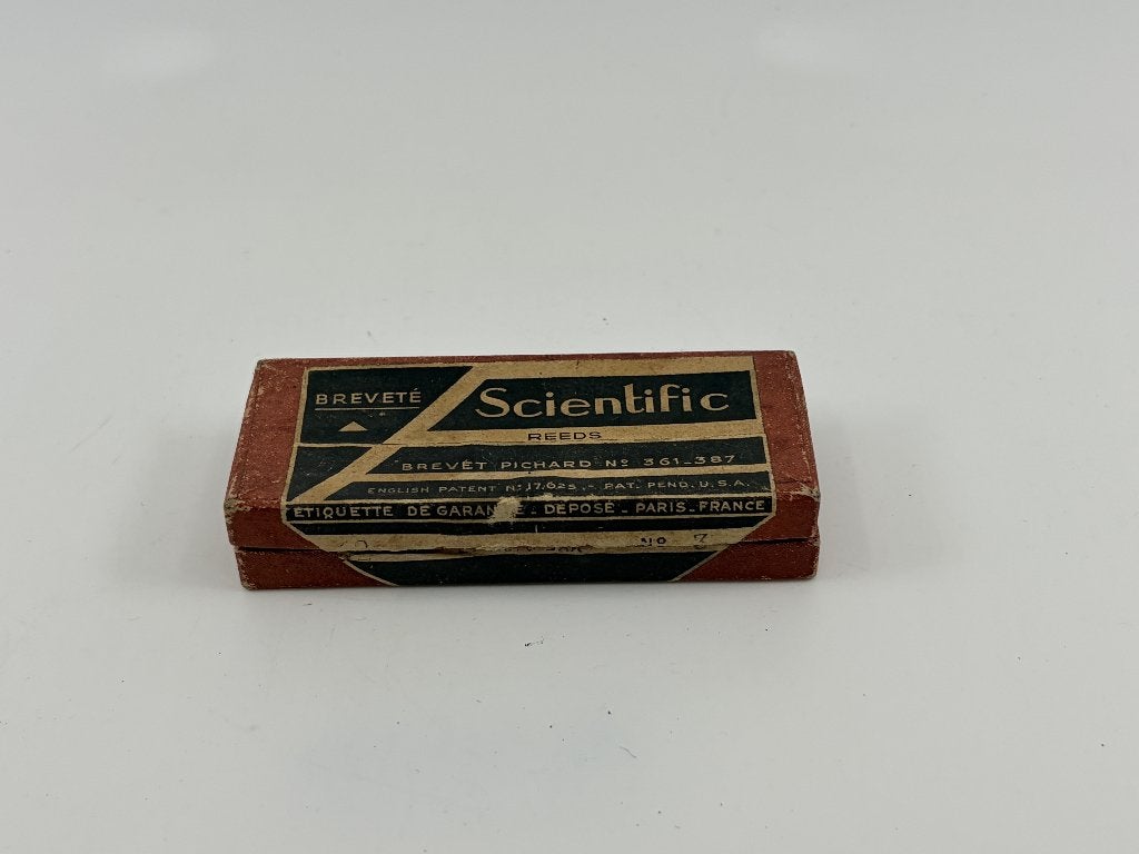 Vintage Leeg Doosje "Scientific Reeds", Ophalen of Verzenden