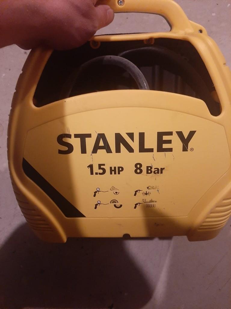 Stanley compressor 8 bar, Ophalen, Gebruikt, 6 tot 10 bar, Minder dan 200 liter/min