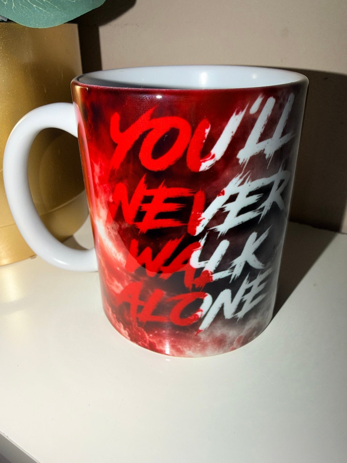 Feyenoord You'll Never Walk Alone' Mok, Ophalen of Verzenden, Nieuw, Overige stijlen, Kop(pen) en/of Schotel(s)