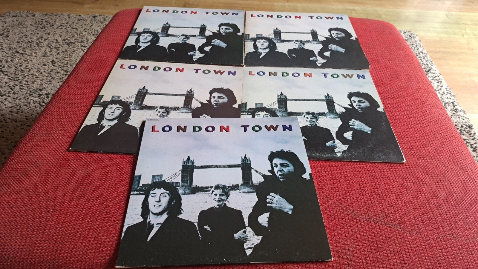 Wings London Town 5x lp vinyl McCartney (Beatles), Ophalen of Verzenden, LP
