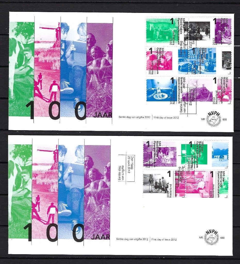 FDC NVPH E650 (2x) onbeschreven, Ophalen of Verzenden, Onbeschreven, Nederland