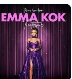 2 TICKETS EMMA KOK  2 JUNI AFAS LEUSDEN GEVRAAGD, Twee personen, Juni