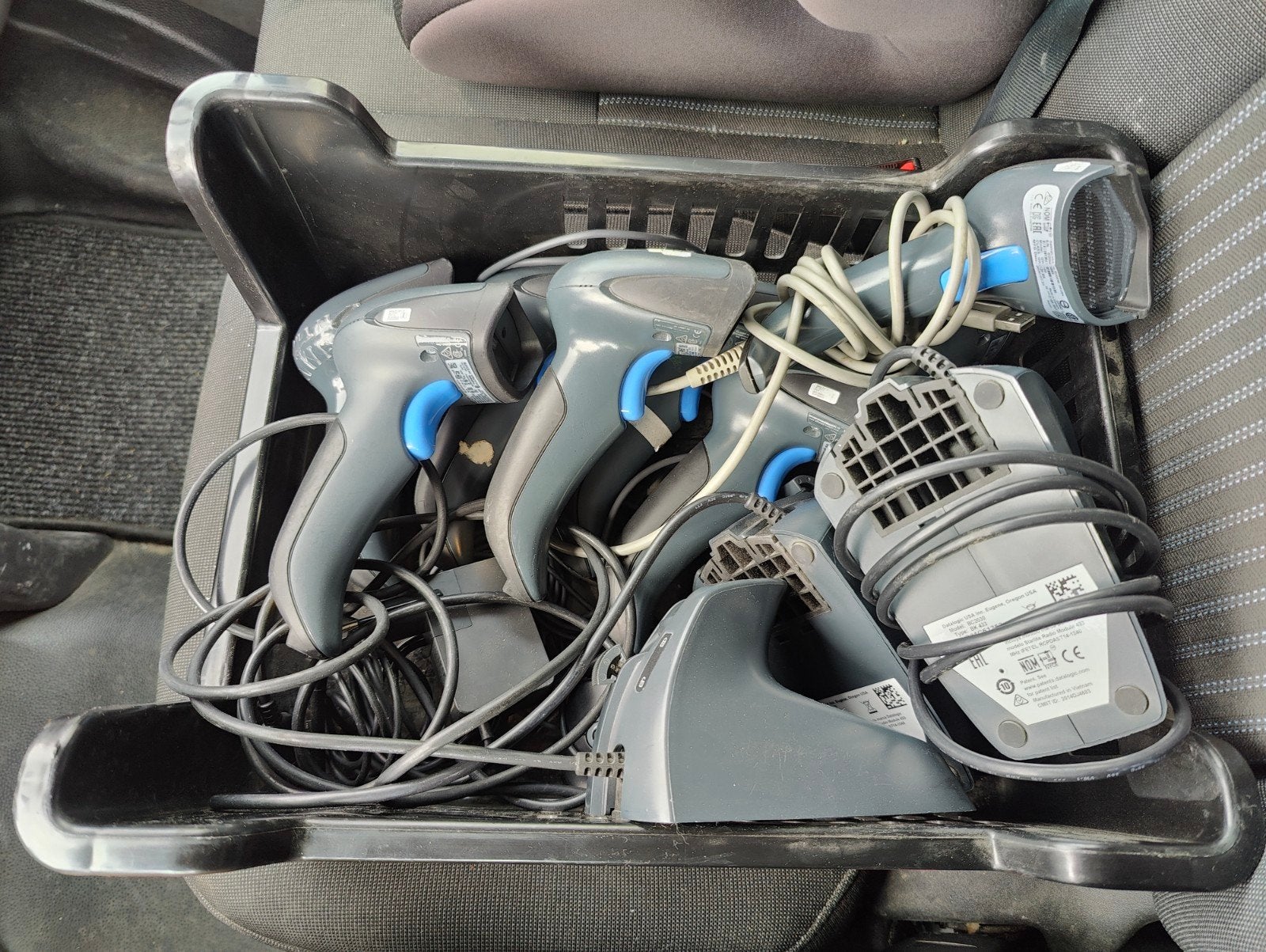 Datalogic QuickScan QBT2101 Barcodescanners met Laadstations, Ophalen of Verzenden, Gebruikt