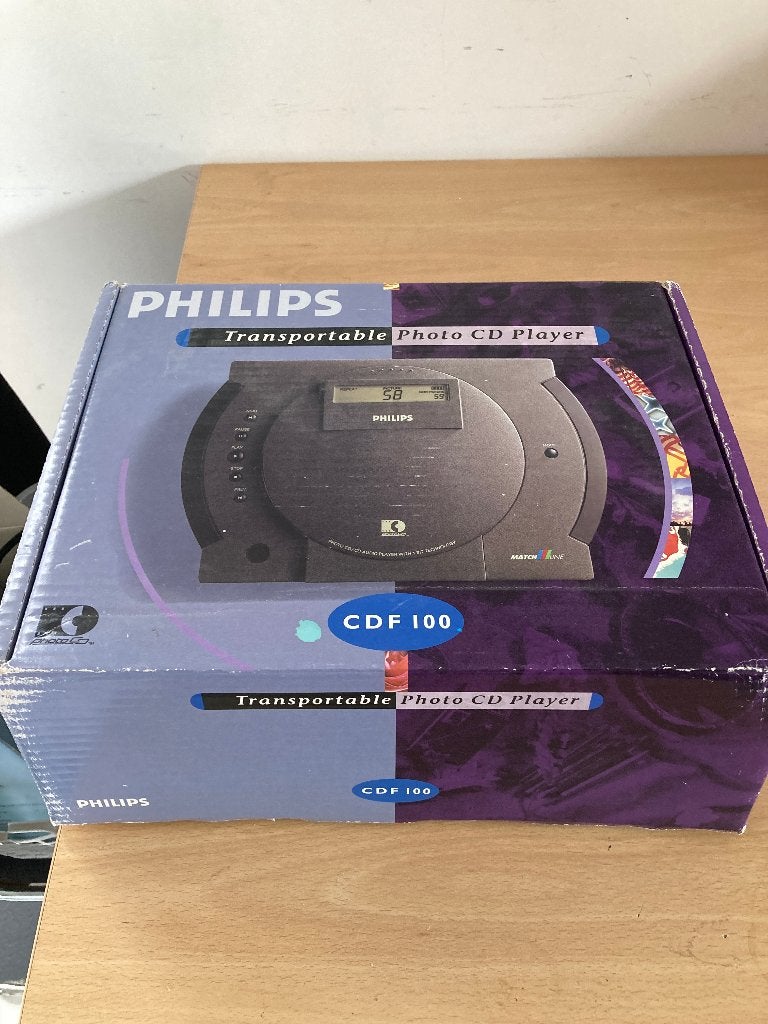 Philips CDF-100 Photo CD Speler, met CDM-9. (Vintage), Ophalen of Verzenden, Zo goed als nieuw