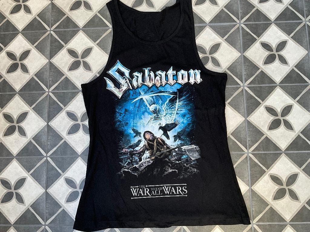 "The War To End All Wars" Tanktop zwart van Sabaton Maat L, Ophalen of Verzenden, REGINA, EMMEN, Nieuw