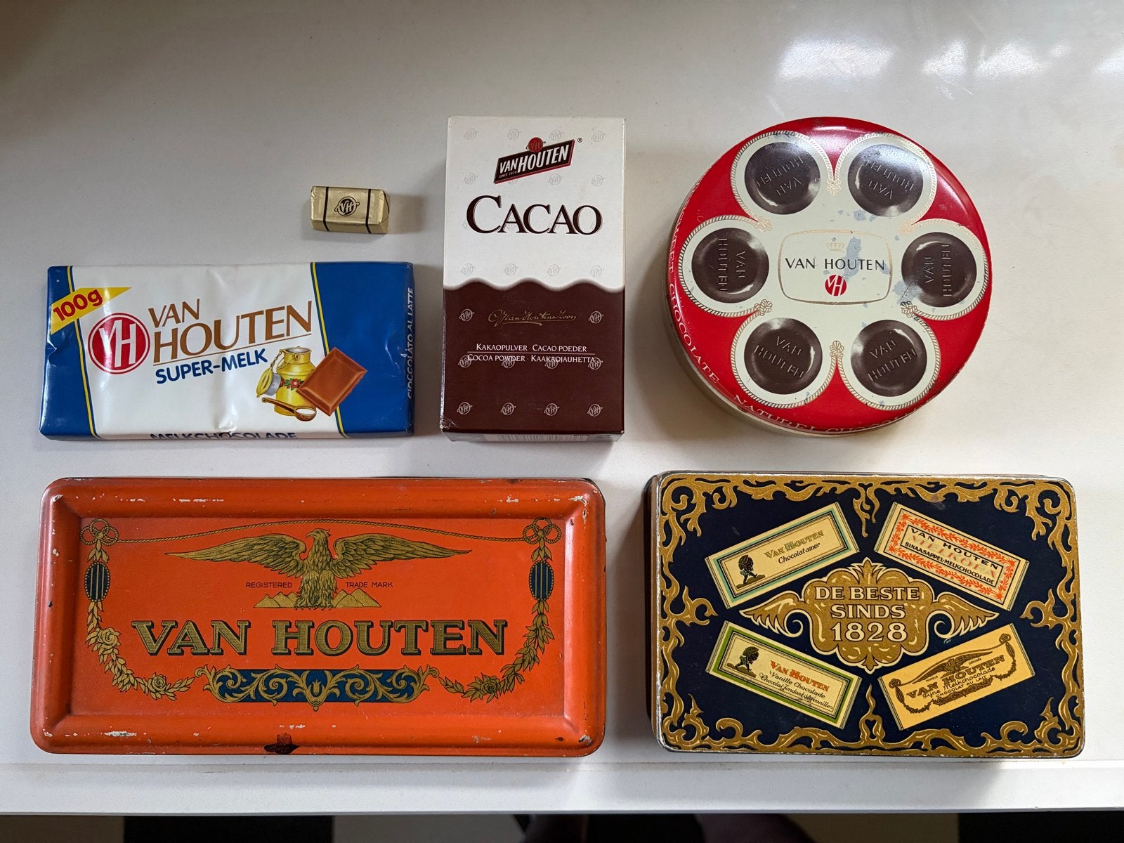 Vintage Van Houten Chocolade en Cacao Collectie, Ophalen of Verzenden
