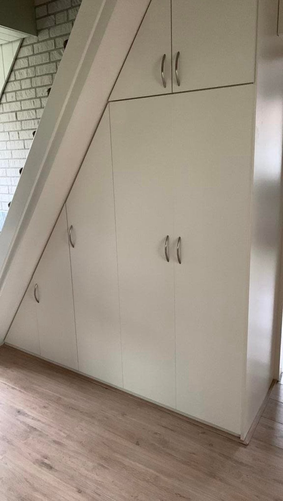 Inbouwkast voor onder de trap 240 hoog, Ophalen, Gebruikt, 200 cm of meer, 200 cm of meer