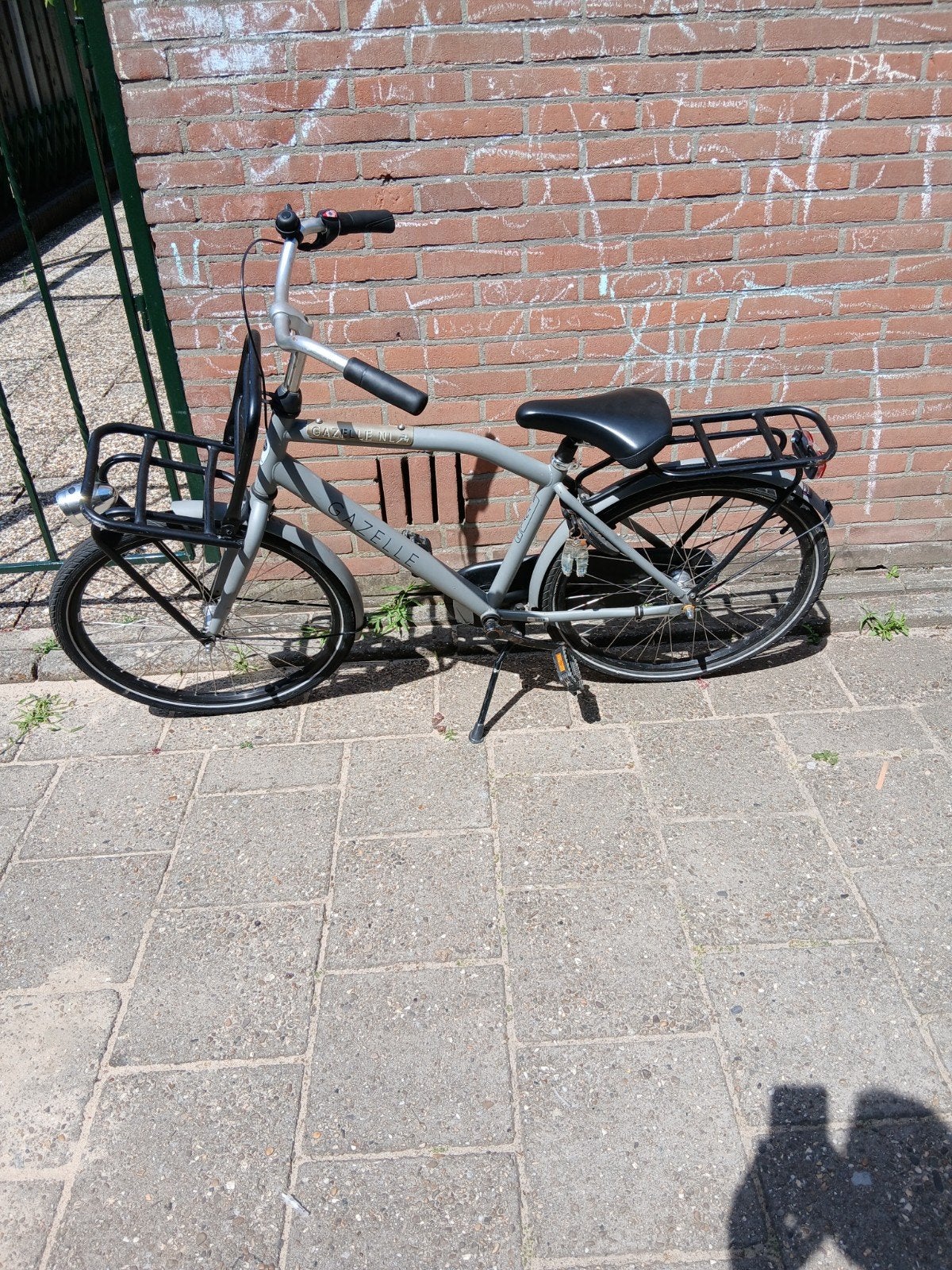 Gazelle Transportfiets - Grijs, Zo goed als nieuw, Ophalen, Terugtraprem, 53 tot 56 cm, Versnellingen