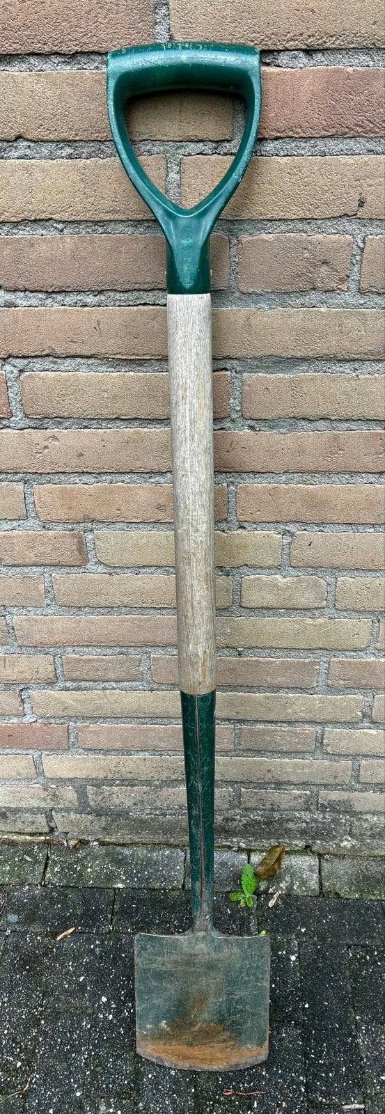 Tuinspade met houten steel en D-handvat, Tuin en Terras, Ophalen, Gebruikt, Spade