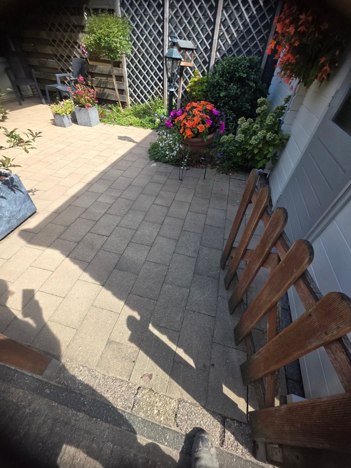 klusjesman straatwerk tegels tuin Gebruikte terrastegels voo, Tuin en Terras, Tegels en Klinkers, Gebruikt, Ophalen of Verzenden