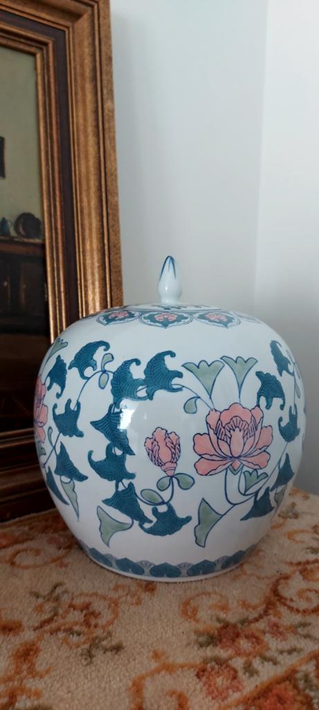 Prachtige! grote Vintage chinese gemberpot, Antiek en Kunst, Ophalen