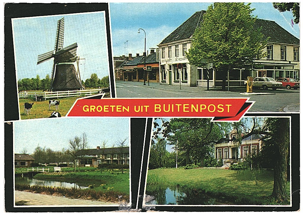 804368	Buitenpost	jr 70 80 Friesland	 	Gelopen met Postzegel