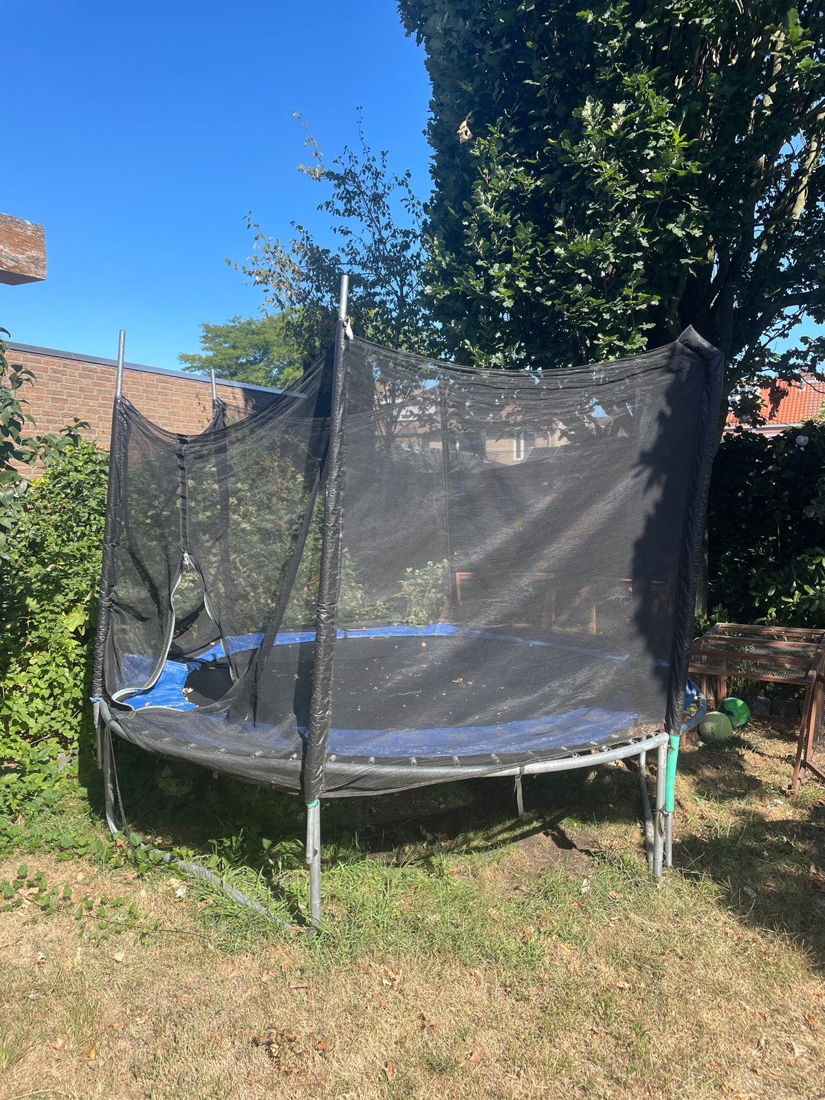 Trampoline met veiligheidsnet - Gebruikt, Ophalen, Gebruikt