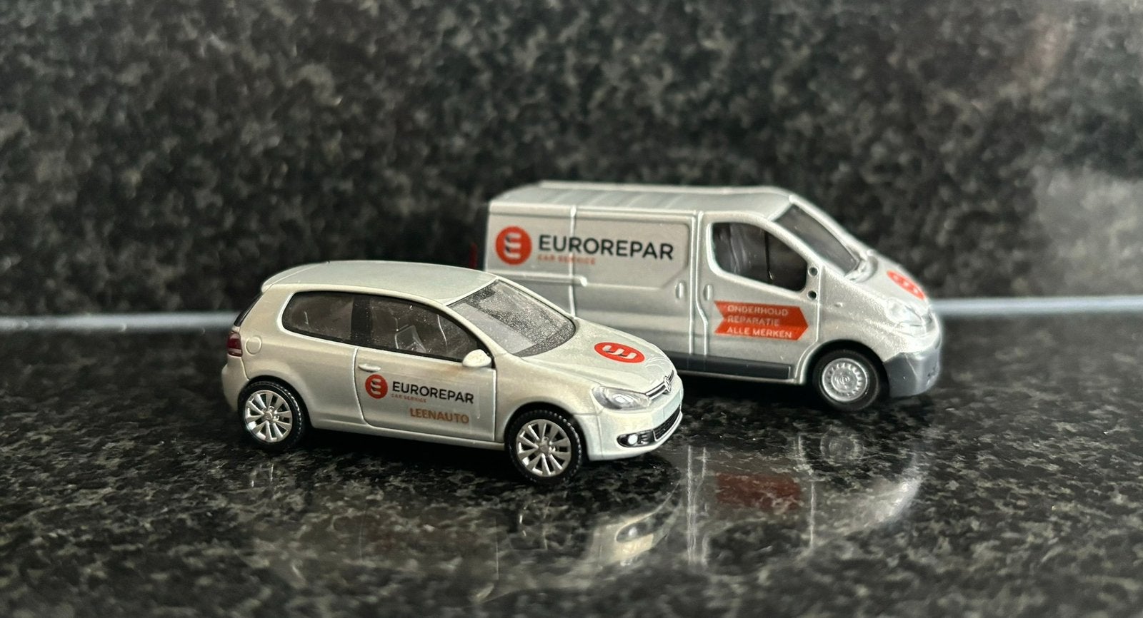 Decaks transfer logo set Eurorepar auto garage 1:87 H0, Verzenden, Nieuw, Overige merken