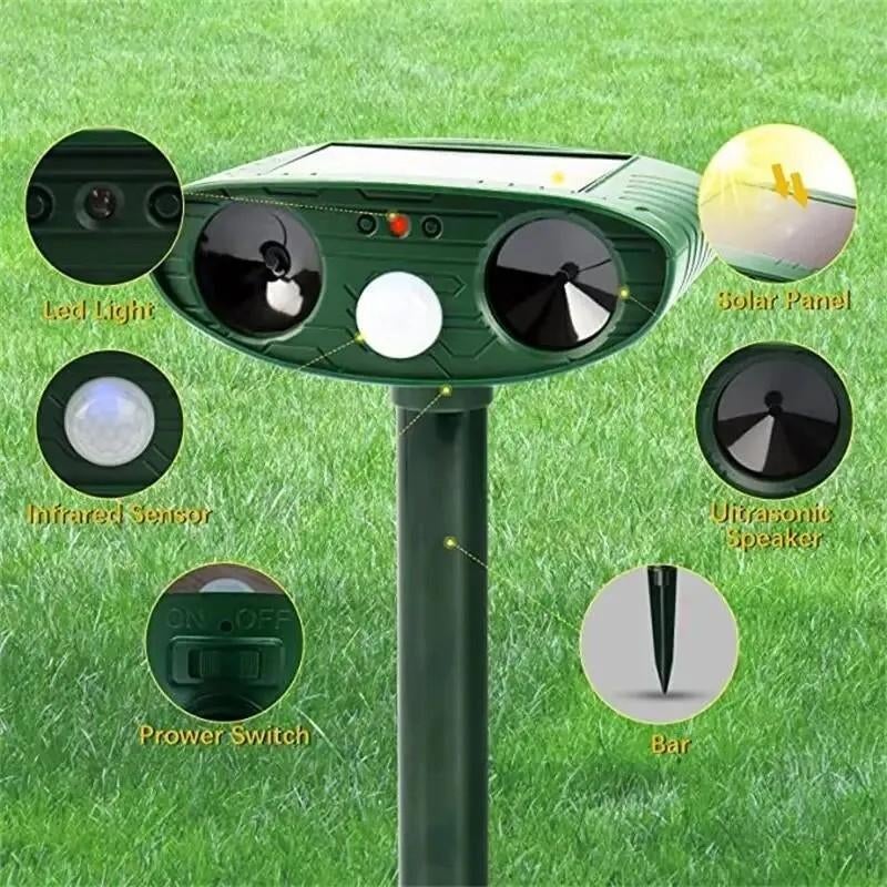 Kattenverjager op zonne-energie (nieuw), Tuin en Terras, Bestrijdingsmiddelen, Ophalen of Verzenden, Nieuw, Ongediertebestrijding