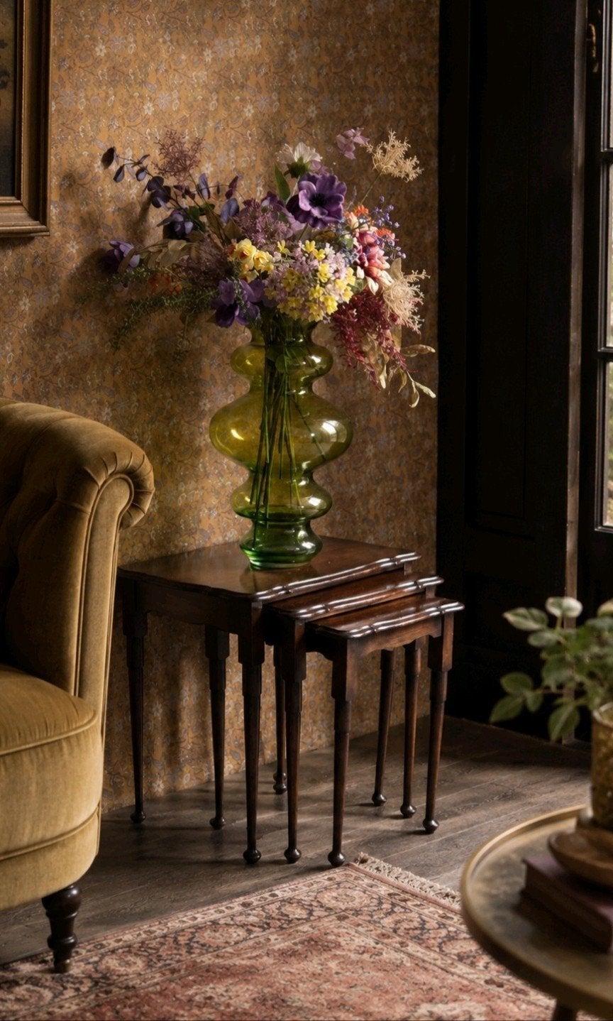 Mimiset queen ann bijzettafels tafel nesting tables, Antiek en Kunst, Ophalen