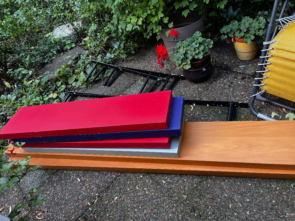 hangplanken zwevend, Ophalen, Gebruikt
