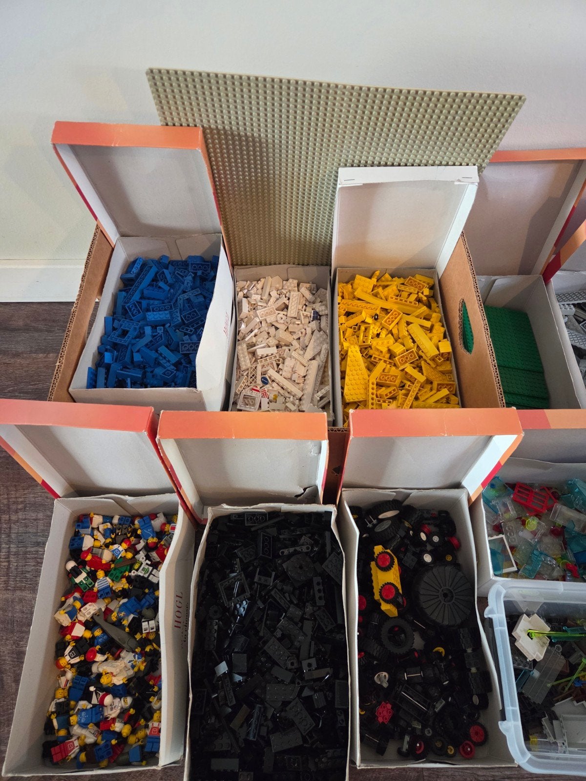 Grote partij LEGO met instructieboekjes, Gebruikt, Lego, Ophalen of Verzenden, Inclusief minifiguren