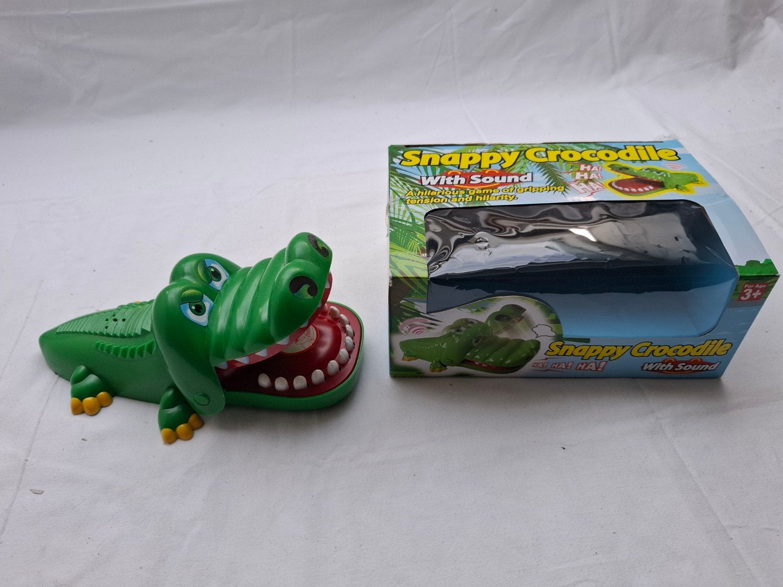 Snappy Crocodile met Geluid - Spannend Kinderspel, Ophalen of Verzenden