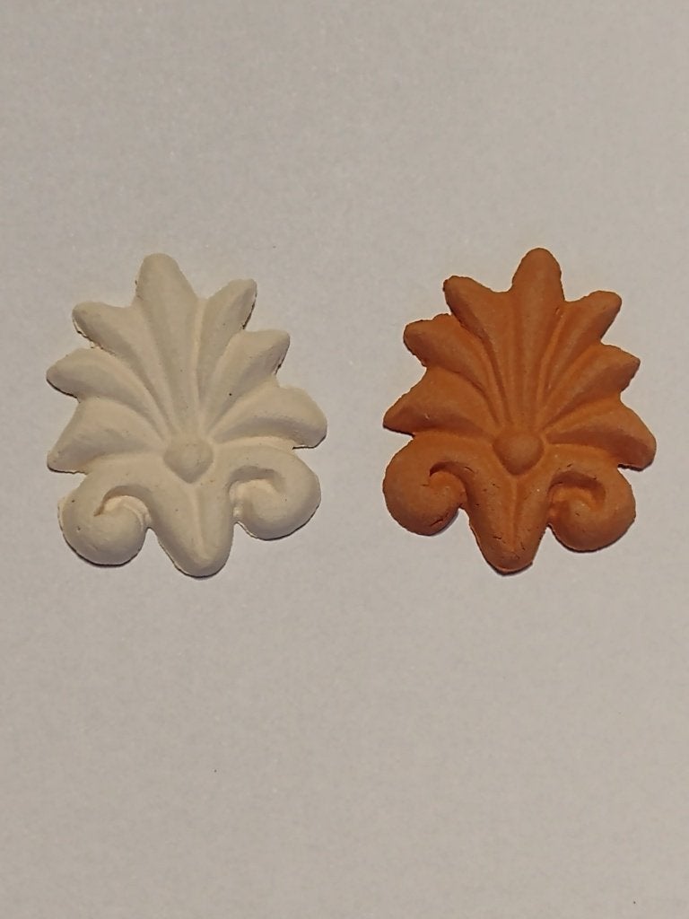 keramisch ornament creme of terra cotta / Fennicole, Ophalen, Nieuw, Decoratie