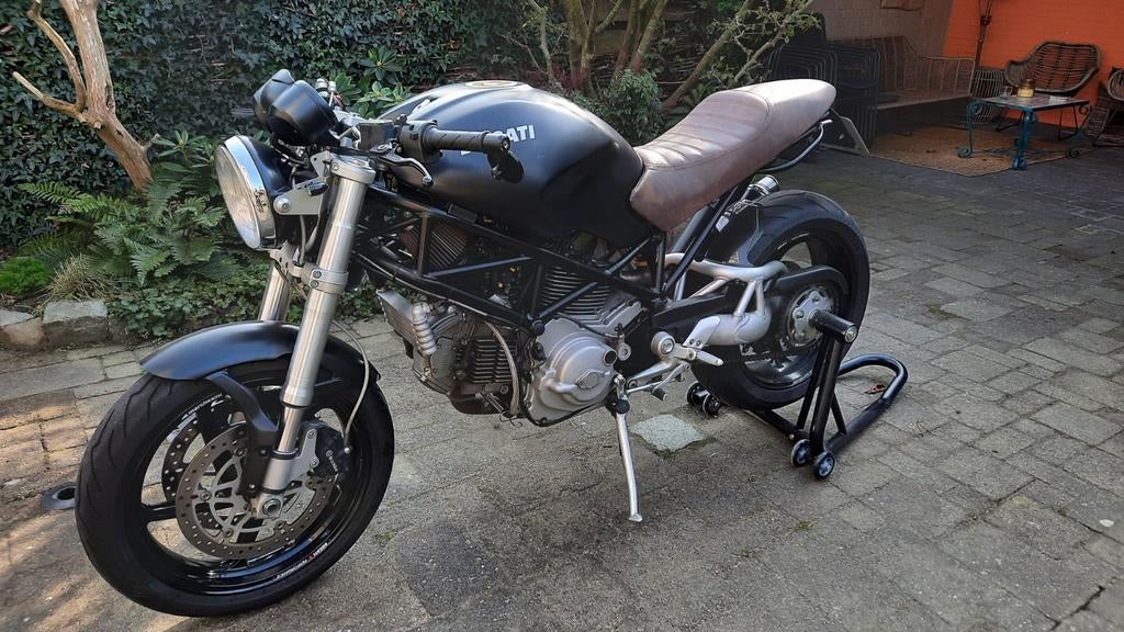S2r800 black biggelaar getuned, Motoren, Motoren | Ducati, Particulier, Naked bike, 2 cilinders, LED Verlichting, Sportuitlaat