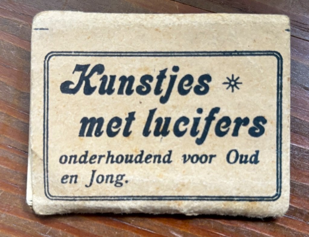 Luciferspelletje Van Veen's Thee, Verzamelen, Merken en Reclamevoorwerpen, Ophalen of Verzenden, Gebruikt, Overige typen