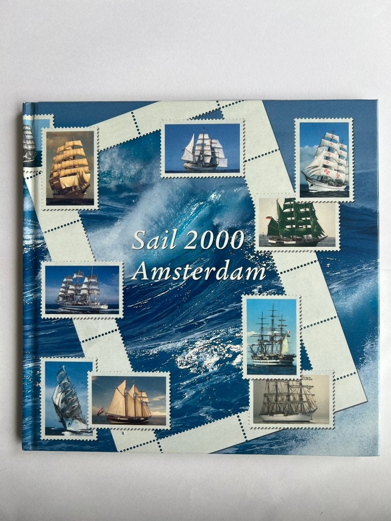 Sail 2000 Amsterdam 2 x 10 Postzegel Verzamelboek Davo, Ophalen of Verzenden, Nederland en Buitenland