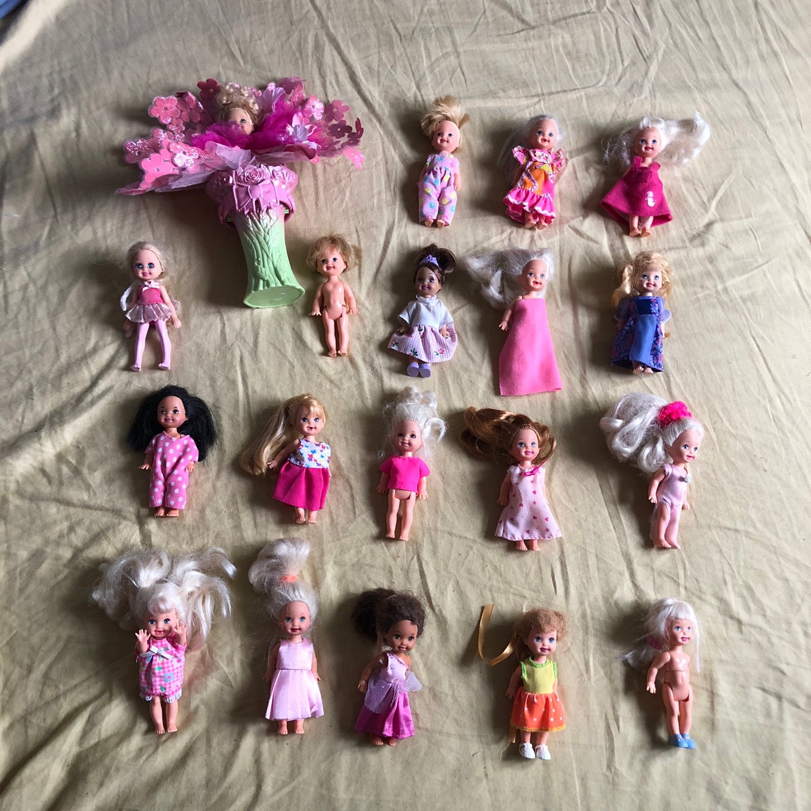 Shelly en Tommy popjes van Mattel, Ophalen of Verzenden, Gebruikt, Barbie