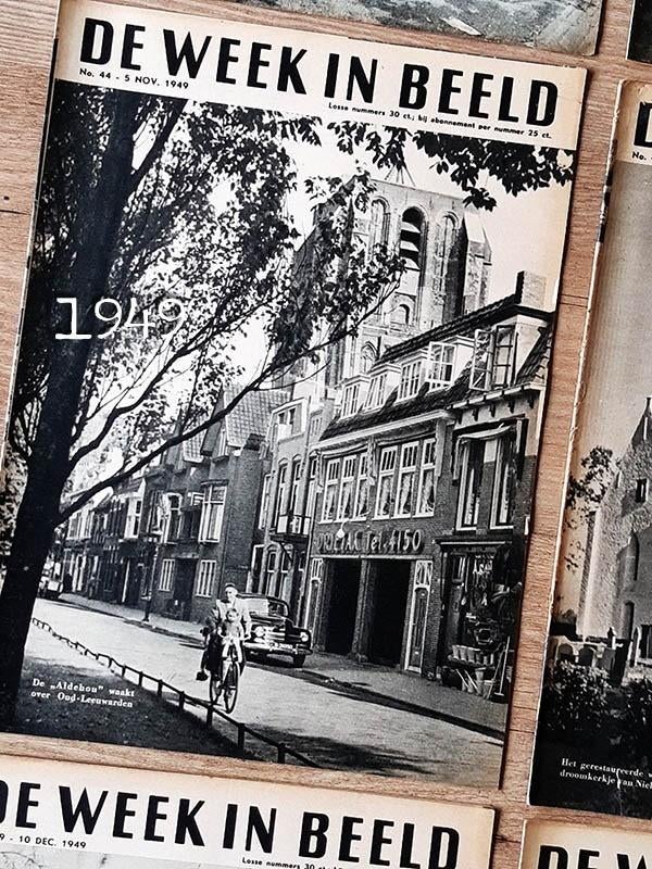 Tijdschrift “De week in beeld” 1949, 19 nummers., Verzenden, Gelezen, Krant