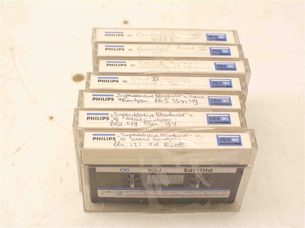 7 Philips cassettebandjes 38349, Ophalen of Verzenden, Gebruikt, Overige genres, 1 bandje