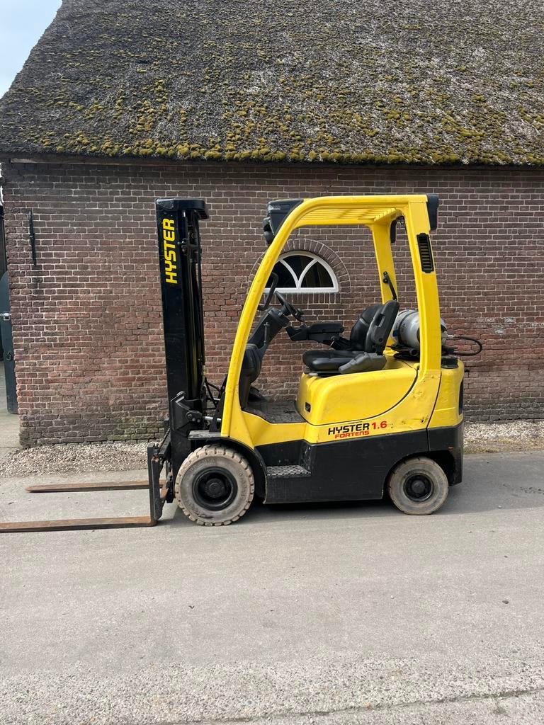 Hyster 16 fortens triplex 5m sideshift freelift lpg netjes!✅, Ophalen of Verzenden, LPG, Heftruck