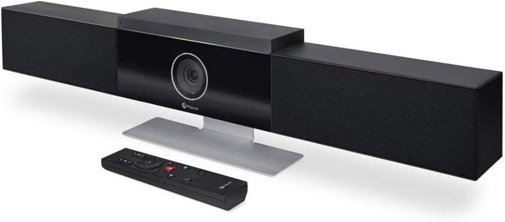 Poly(com) USB Videobar (refurbished), Computers en Software, Webcams, Refurbished, Bedraad, Facetracking, Zoomfunctie, Microfoon