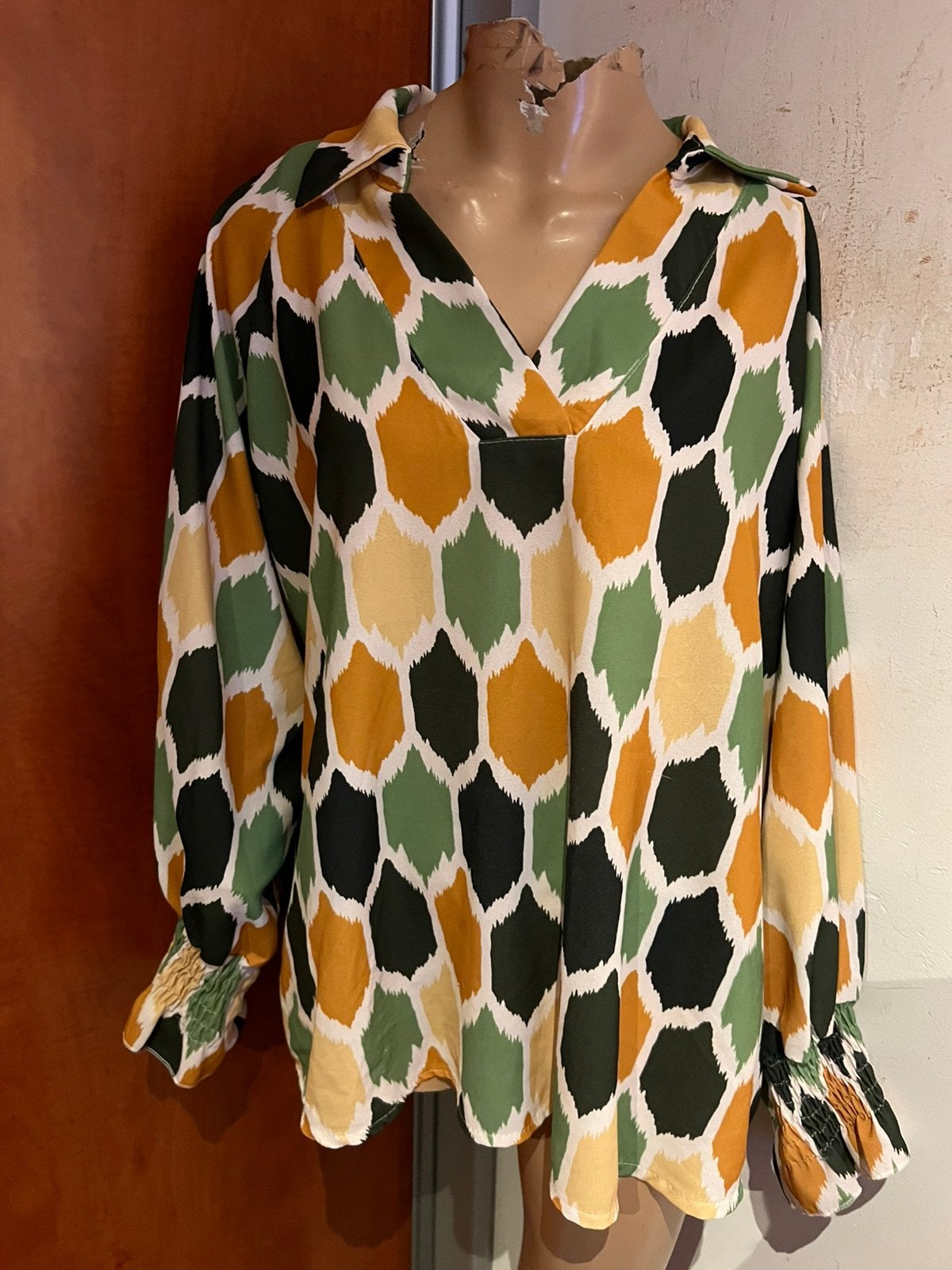 AZZURRO blouse maat xl zgan, G, G, Maat 46/48 (XL) of groter, B