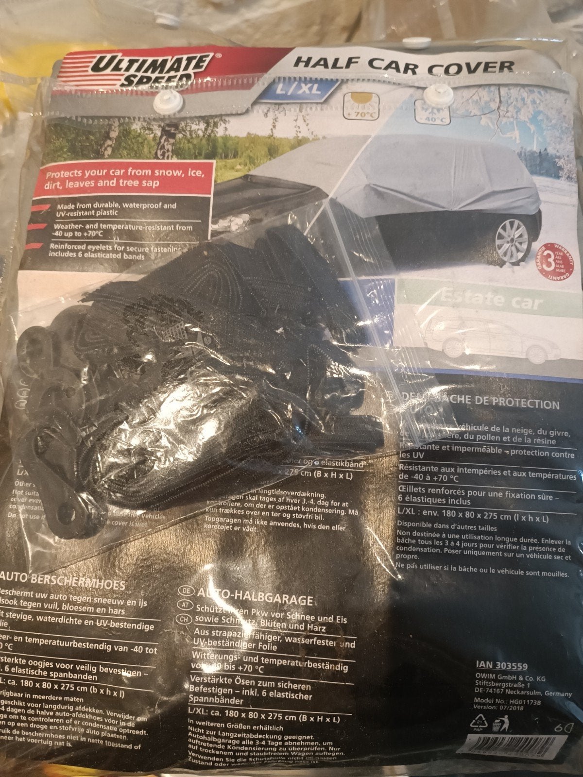 Car cover, Ophalen, Nieuw