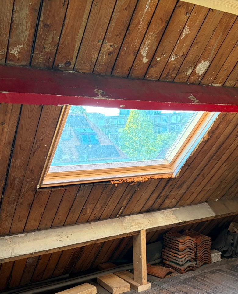 Compleet VELUX tuimelraam, Ophalen, Gebruikt, 80 tot 120 cm, Dubbelglas