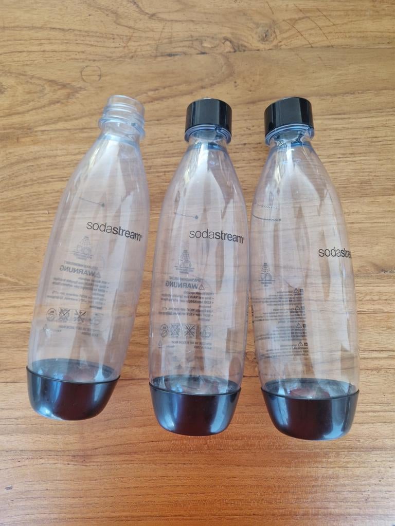 3  Streamsoda flessen, Ophalen