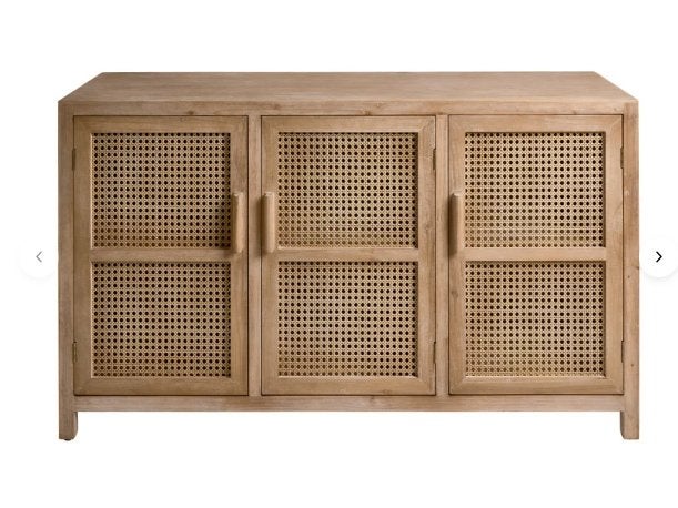 Webbing Dressoir Bandung – Naturel - Zeer nette staat, Huis en Inrichting, Kasten | Dressoirs, Ophalen, Zo goed als nieuw, 25 tot 50 cm