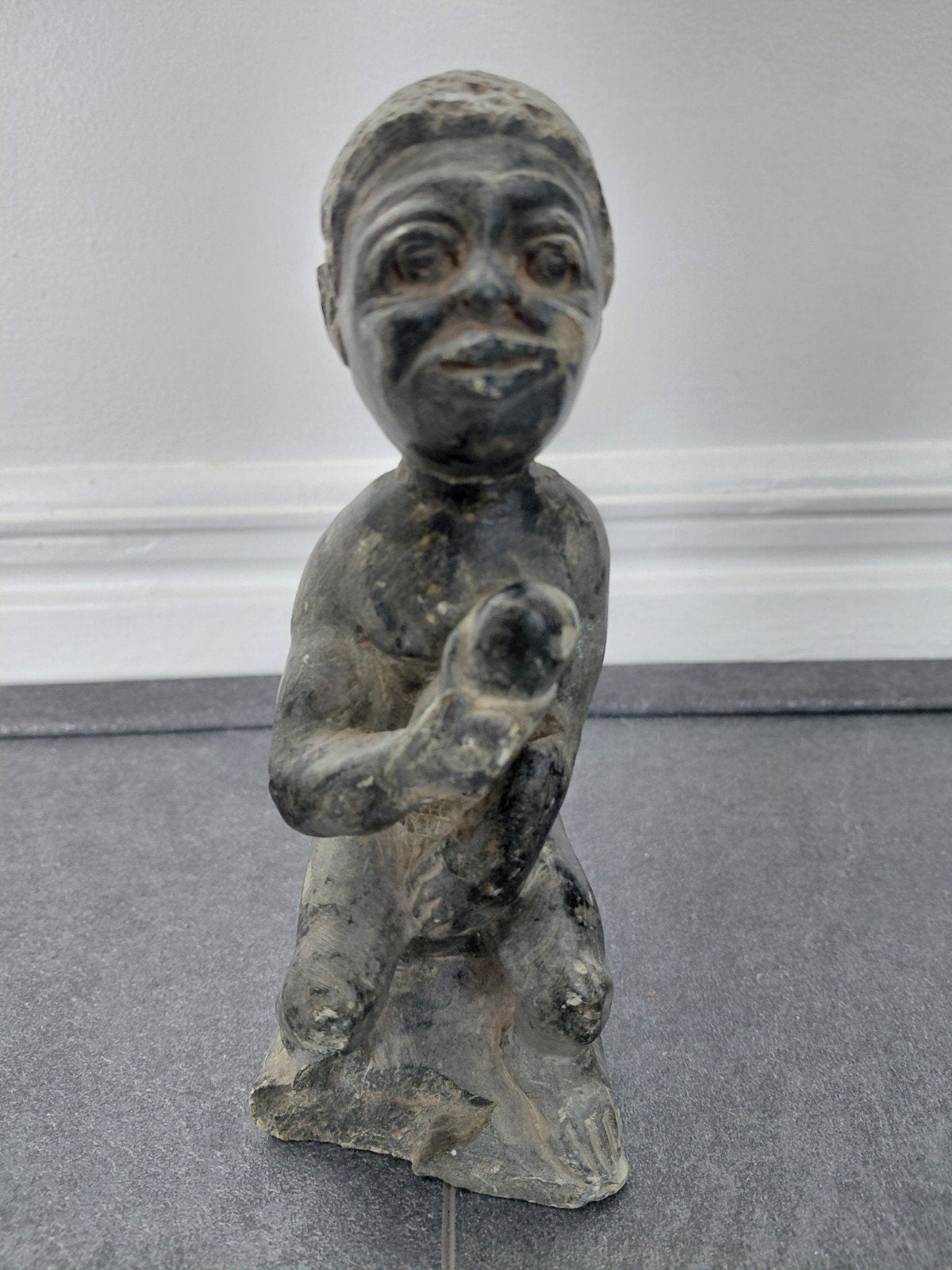 Afrikaanse Stenen Sculptuur, Antiek en Kunst, Kunst | Beelden en Houtsnijwerken, Ophalen of Verzenden