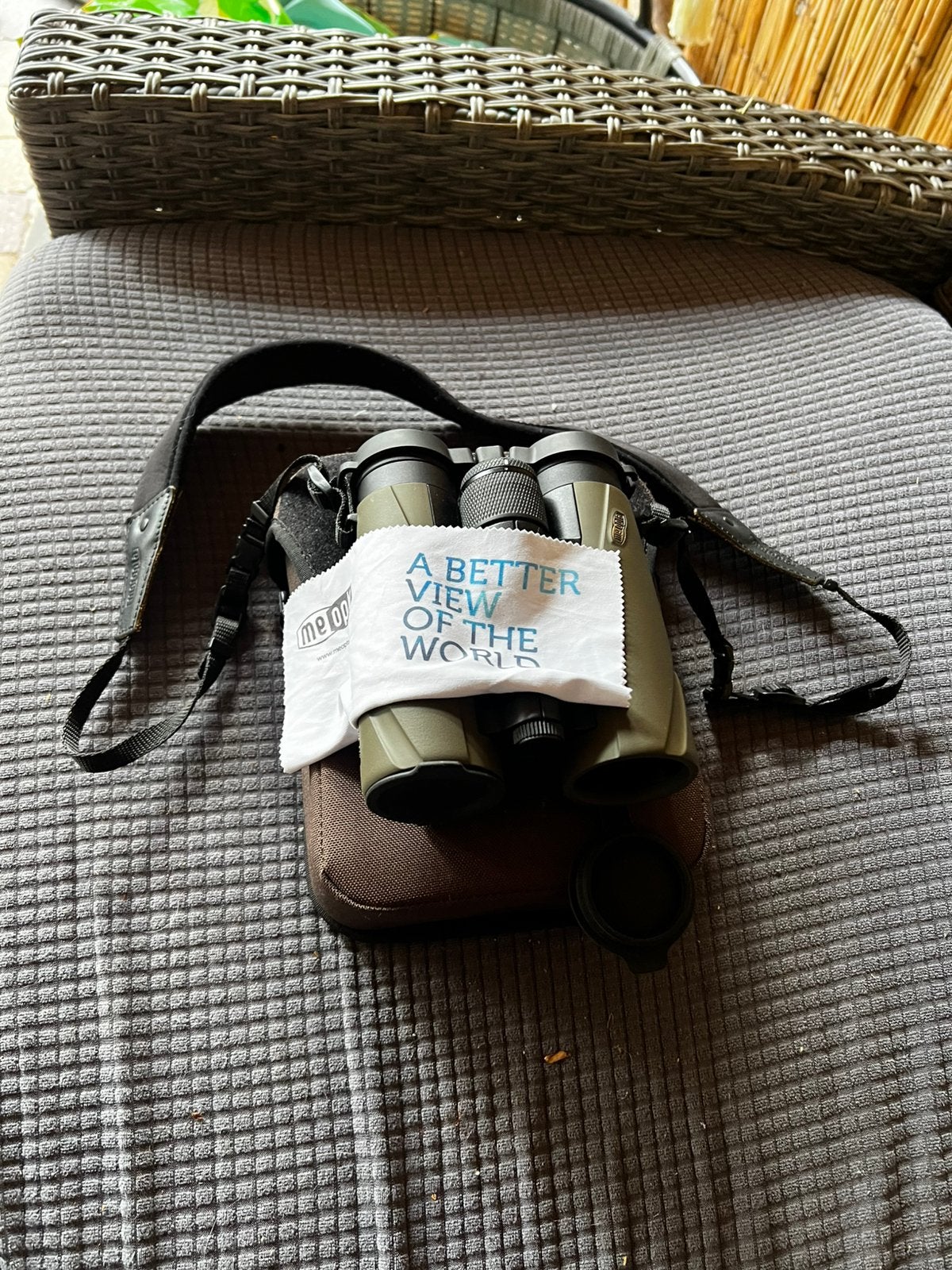 Verrekijker Meopta meo pro air 10x42, Ophalen of Verzenden, Zo goed als nieuw, 8 tot 12x, Dakkant (recht)