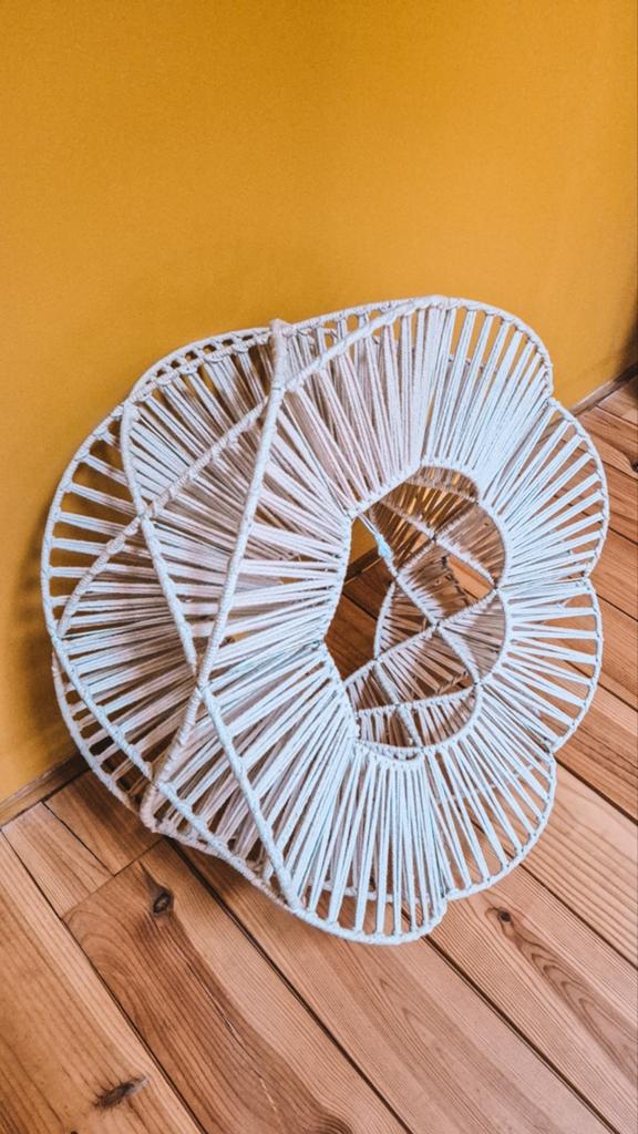 Ibiza Outdoor Lampenkap Touw - Boho Eyecatcher, Huis en Inrichting, Lampen | Lampenkappen, Ophalen, 25 tot 50 cm, Beige, Ibiza, Boho, Natuurlijk, Bohemian, Beach