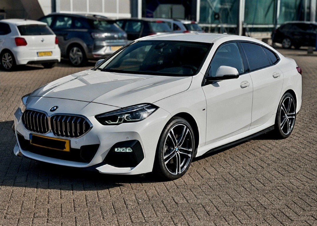 BMW 2 serie grand coupe 218i auto bj 2020 m sport, Auto's, BMW, Zwart, Wit, Leder, 1500 cc