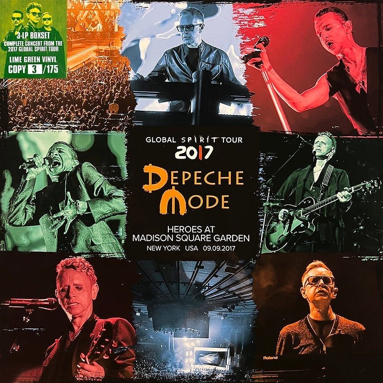 Depeche Mode - Heroes at MSG New York 3lp green vinyl lim ed, Electronic Rock, Ophalen of Verzenden, Geseald, 12 inch