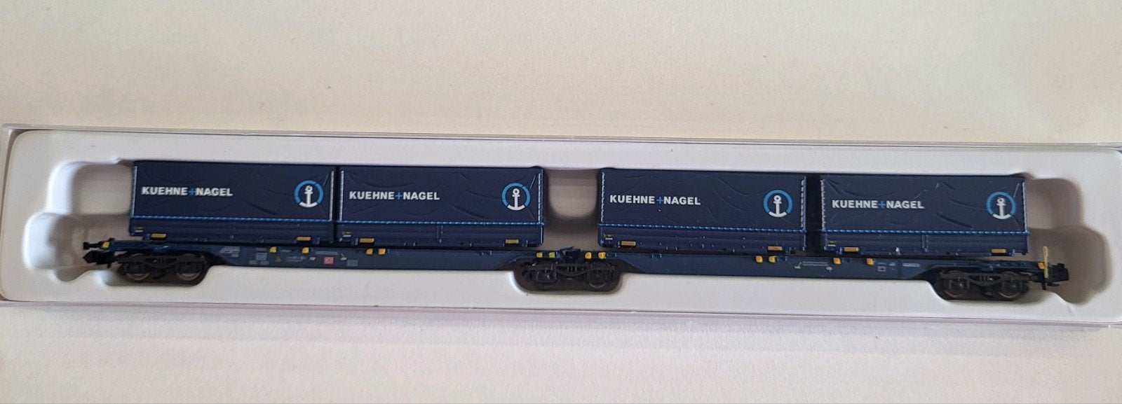 containerwagen  Keuhne en nagel hobbytrain 497830, Ophalen of Verzenden, Gelijkstroom, Wagon, Overige merken