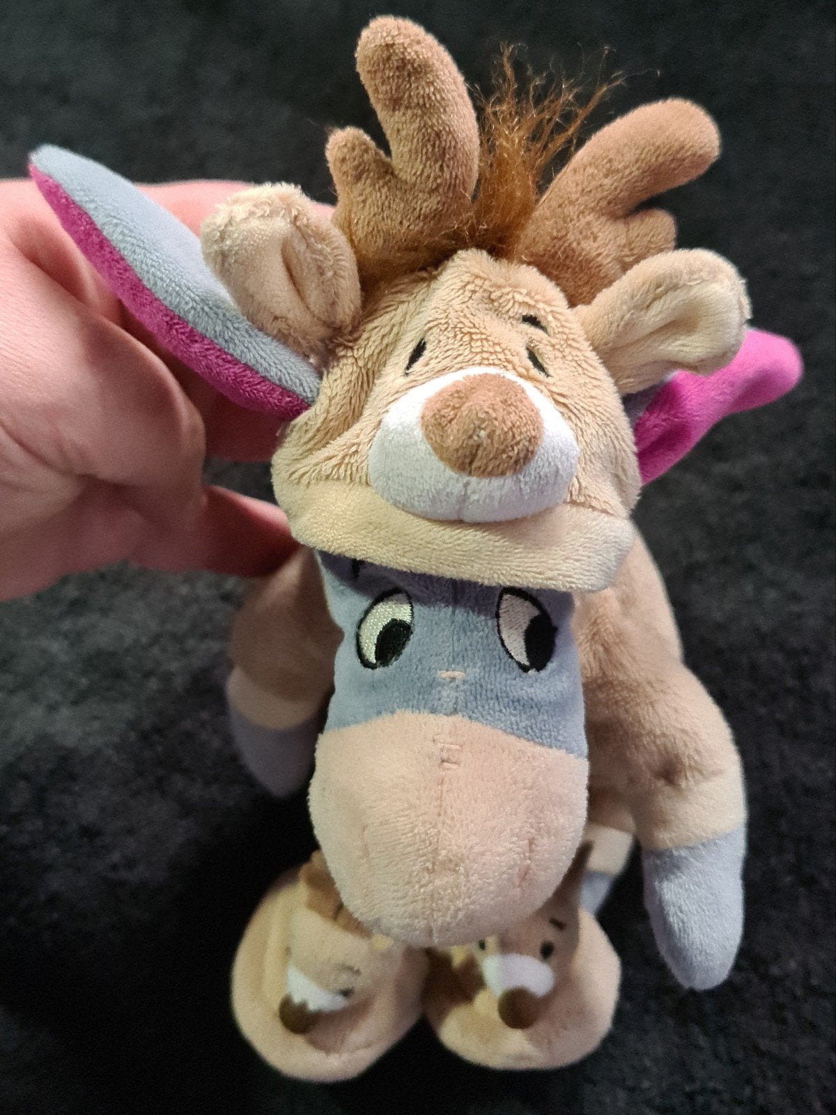Eeyore knuffel in rendierpak - Winnie de Poeh, Disney, Disney, Overige typen, Grijs