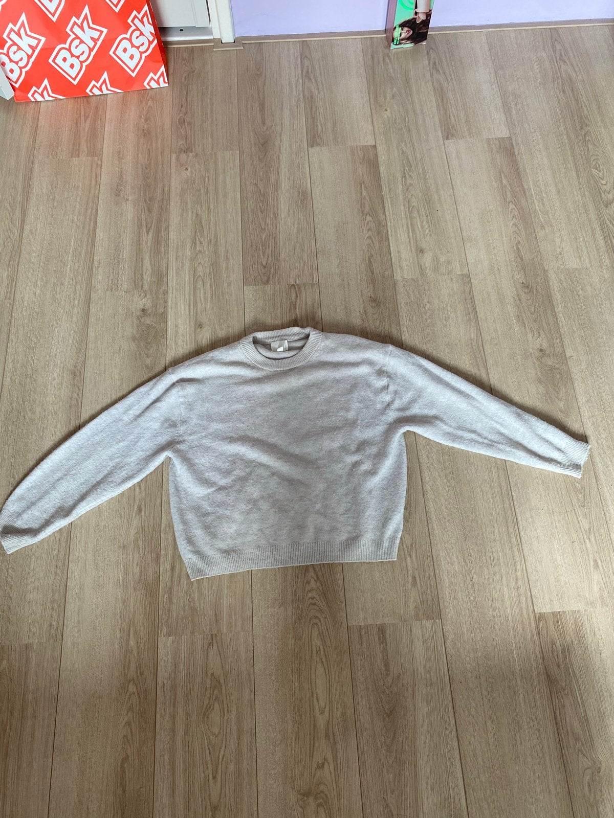 H&M Trui - maat S, Ophalen, Zo goed als nieuw, Maat 38/40 (M), Beige