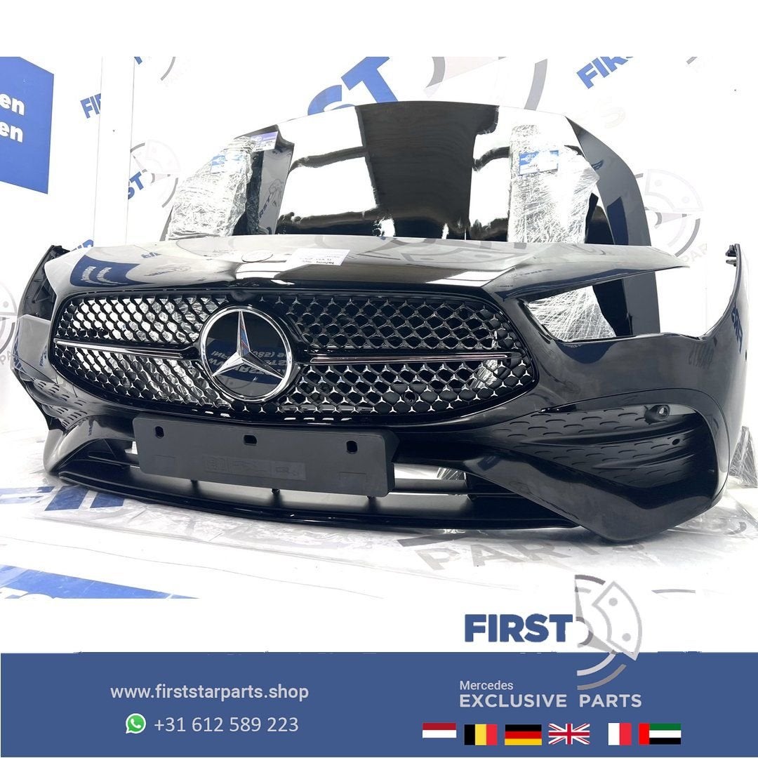 W118 CLA FACELIFT AMG VOORKOP ZWART 2022-2026 origineel Merc, Auto-onderdelen, Carrosserie en Plaatwerk, Gebruikt, -, Voor, Ophalen of Verzenden