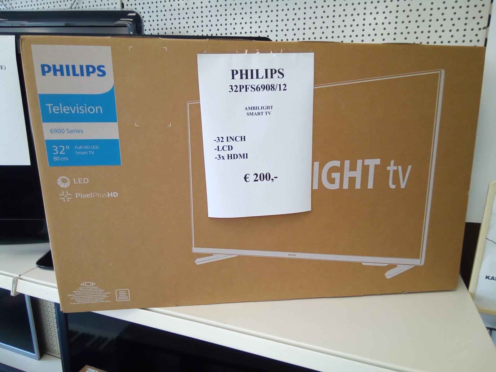 Philips 32PFS6908/12 Ambilight Smart TV - 32 inch, Philips, LED, Nieuw, 100 Hz