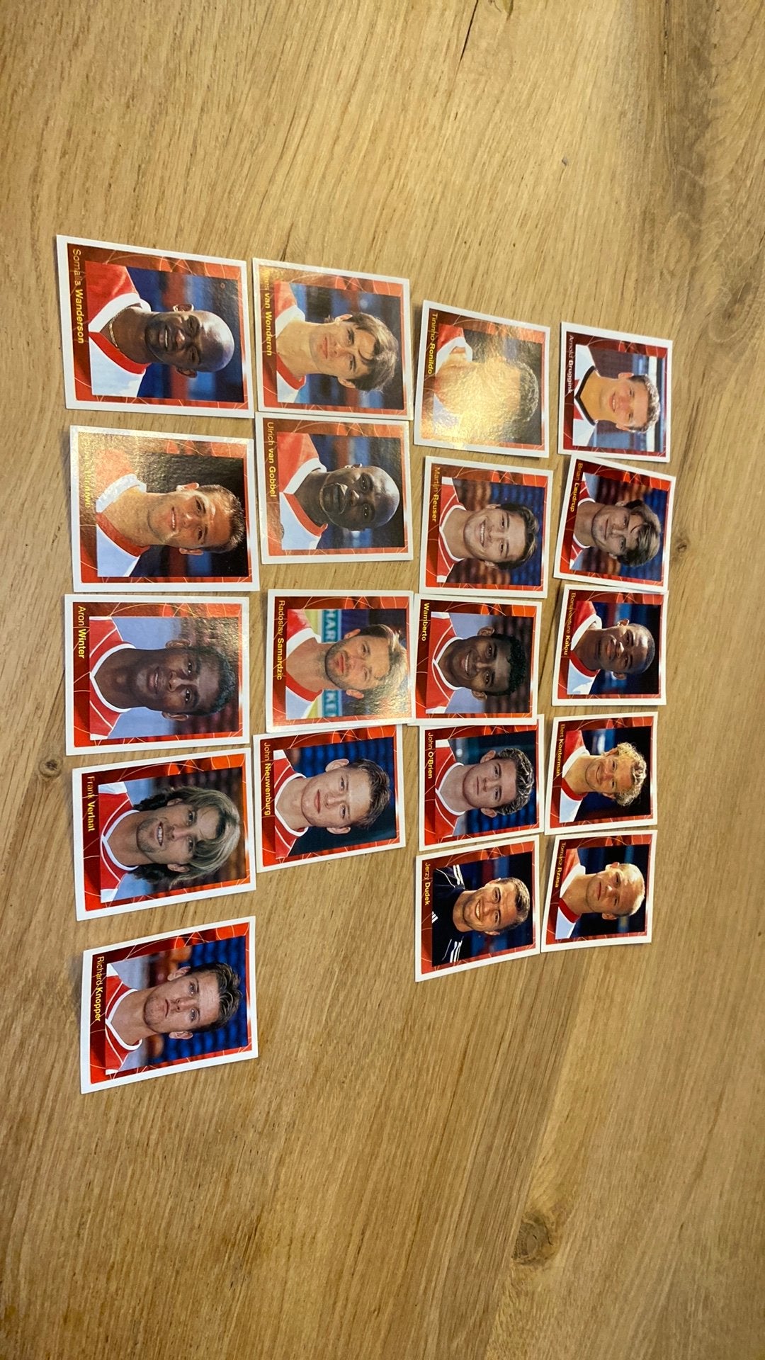 Panini voetbal 2000 psv ajax Feyenoord, Verzamelen, Ophalen of Verzenden, Zo goed als nieuw, Ajax, Poster, Plaatje of Sticker