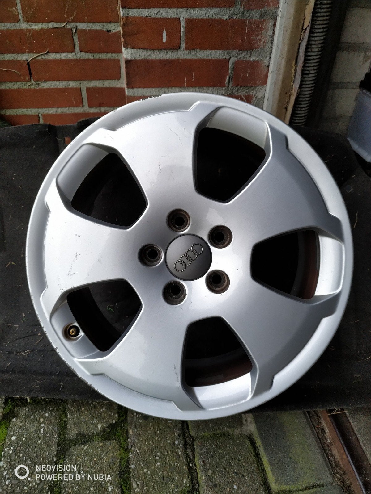 17" INCH AUDI A3 ALUMINIUM VELGEN, Ophalen, Overige, Gebruikt, Velg(en)